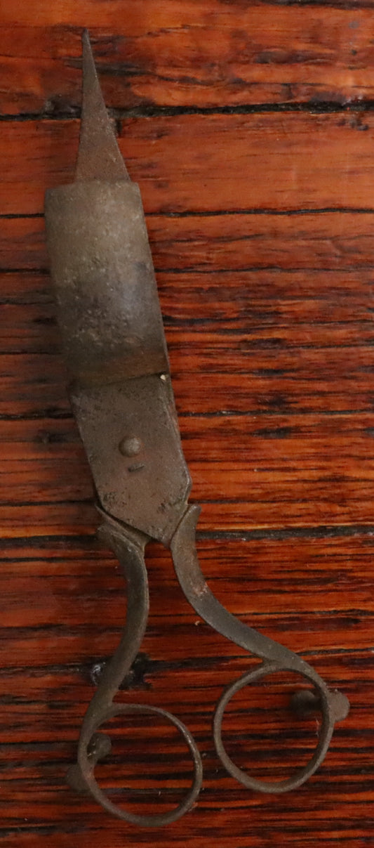 Vintage Iron Candle Wick Trimmer Snuffer – Scissor Style