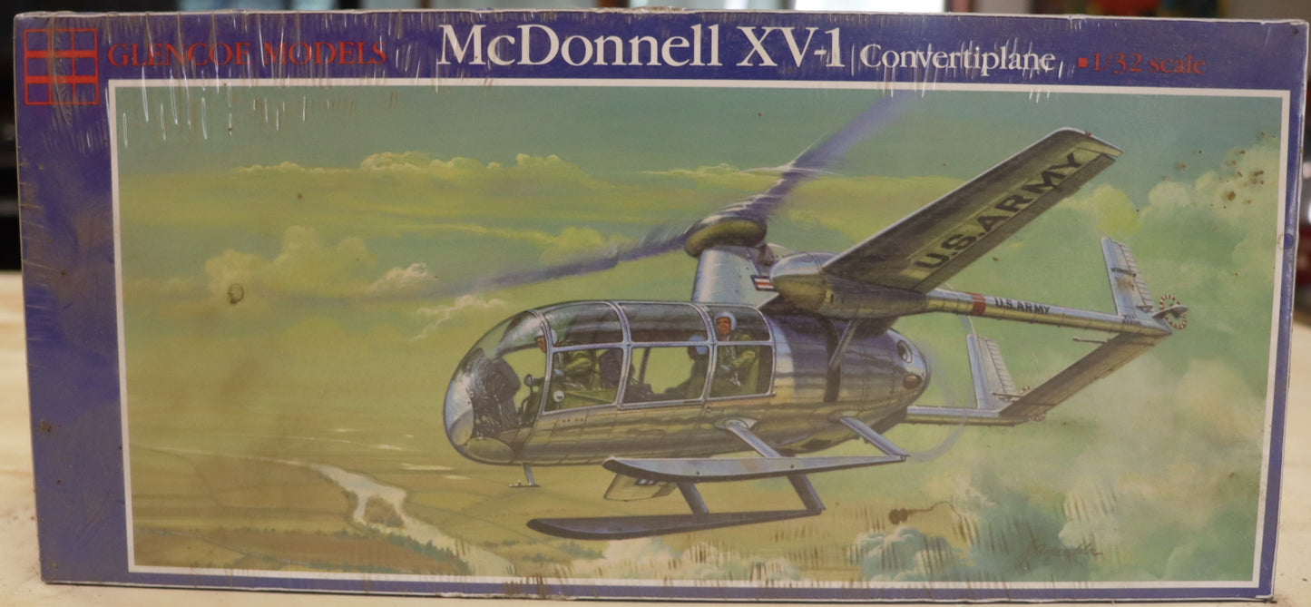 Glencoe Models McDonnell XV-1 Convertiplane Model Kit – 1/32 Scale