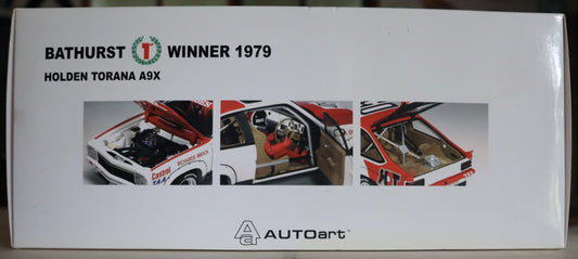 AUTOart 1:18 Holden Torana A9X – 1979 Bathurst Winner #05 Peter Brock / Jim Richards – Diecast Model Car (Biante)