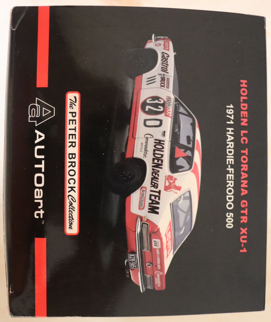 AUTOart 1:18 Holden LC Torana GTR XU-1 #33D Bob Jane – 1971 Bathurst Hardie-Ferodo 500 – Diecast Model Car (Biante)