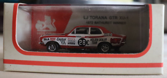 Biante MiniCars 1:64 Holden LJ Torana GTR XU-1 #28C – Peter Brock – Bathurst Winner 1972 – Diecast Model Car – Limited Edition