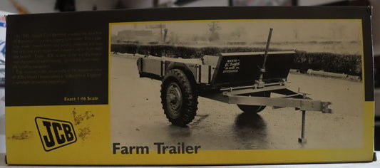 Universal Hobbies 1:16 JCB Farm Trailer – Diecast Model – Tipping Trailer – UH2712