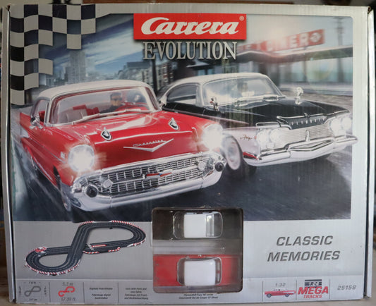Carrera Evolution "Classic Memories" Slot Car Racing Set – 1:32 Scale
