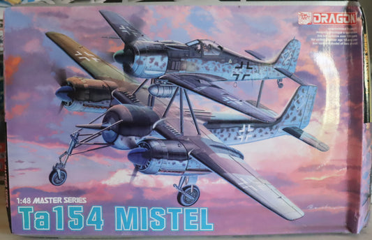 Ta 154 Mistel – 1/48 Scale “Master Series” Model Kit by Dragon