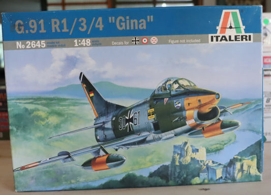 G.91 R/1/3/4 “Gina” – 1/48 Scale Cold War Jet by Italeri