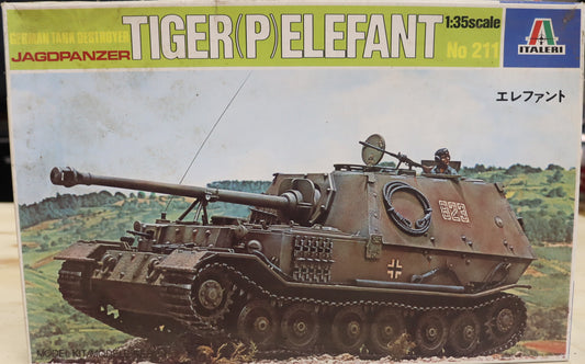 Italeri Jagdpanzer Tiger (P) Elefant Model Kit – 1/35 Scale