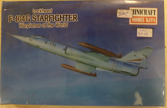 Minicraft Lockheed F-104G Starfighter Model Kit – 1/144 Scale