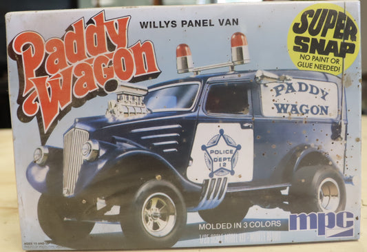 MPC Paddy Wagon Willys Panel Van Model Kit – 1/25 Scale