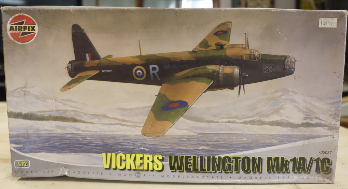 Vickers Wellington Mk1A/1C 1/72 Model Kit
