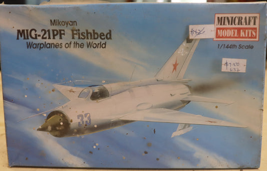 Mikoyan MIG-21PF Fishbed Model Kit – 1/144 Scale