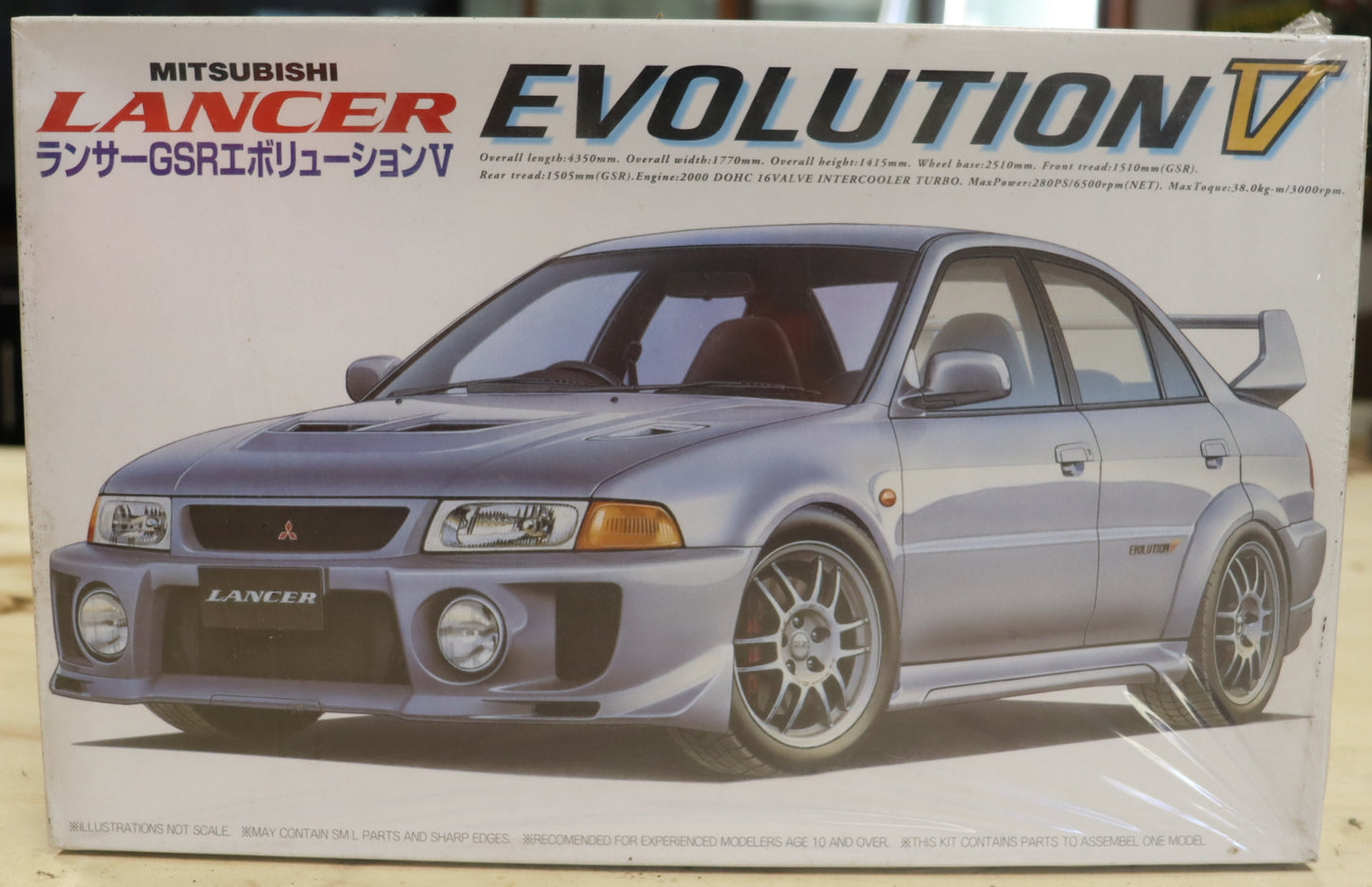 Mitsubishi Lancer Evolution V Model Kit – 1/24 Scale