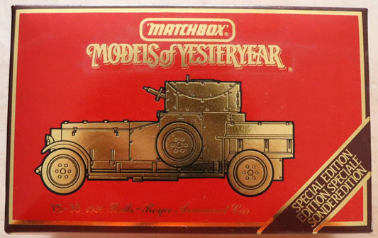 Matchbox Models of Yesteryear - 1920 Rolls-Royce Armoured Car YS-38