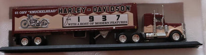 1:64 1937 Harley-Davidson 'Knucklehead' Tractor Trailer - Matchbox