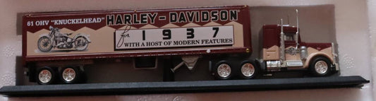 1:64 1937 Harley-Davidson 'Knucklehead' Tractor Trailer - Matchbox