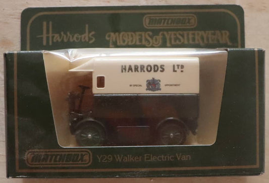 Matchbox Models of Yesteryear - Y29 Harrods Walker Electric Van