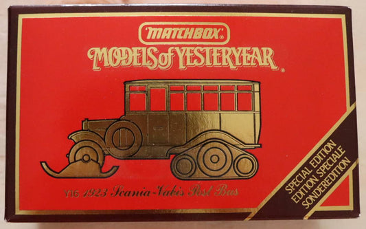 Matchbox Models of Yesteryear - 1923 Scania-Vabis Post Bus