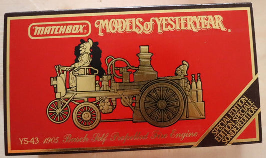 Matchbox Models of Yesteryear - 1905 Busch Self Propelled Fire Engine