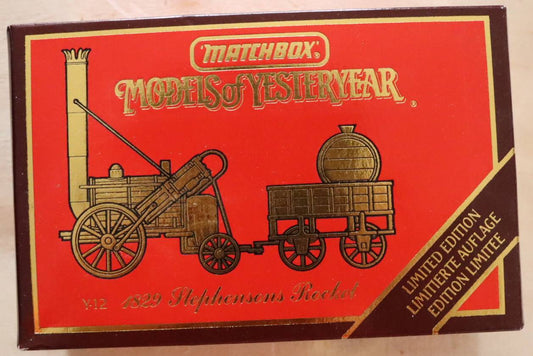 Models of Yesteryear Y-12 1829 Stephenson's Rocket – Limited Edition