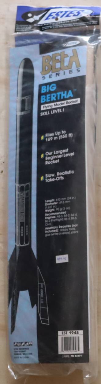 Estes Big Bertha - BETA Series Rocket