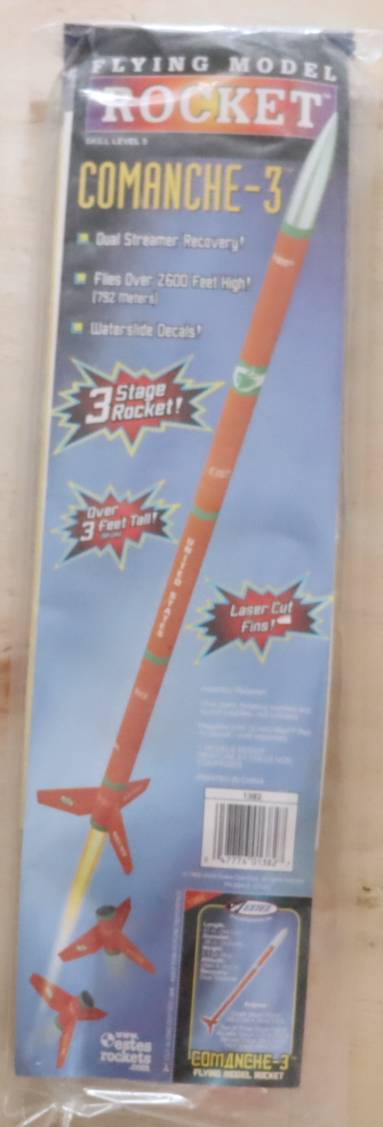 Estes Flying Model Rocket - Comanche-3