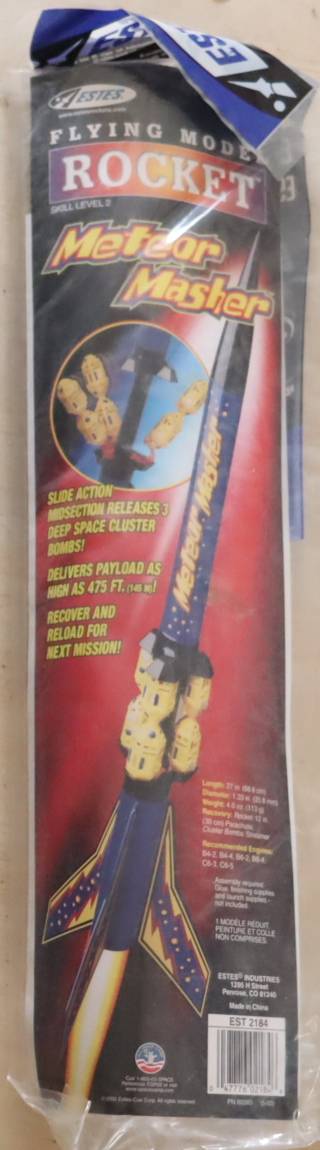 Estes Flying Model Rocket - Meteor Masher