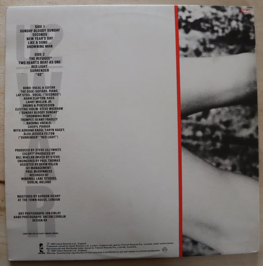 U2 – War