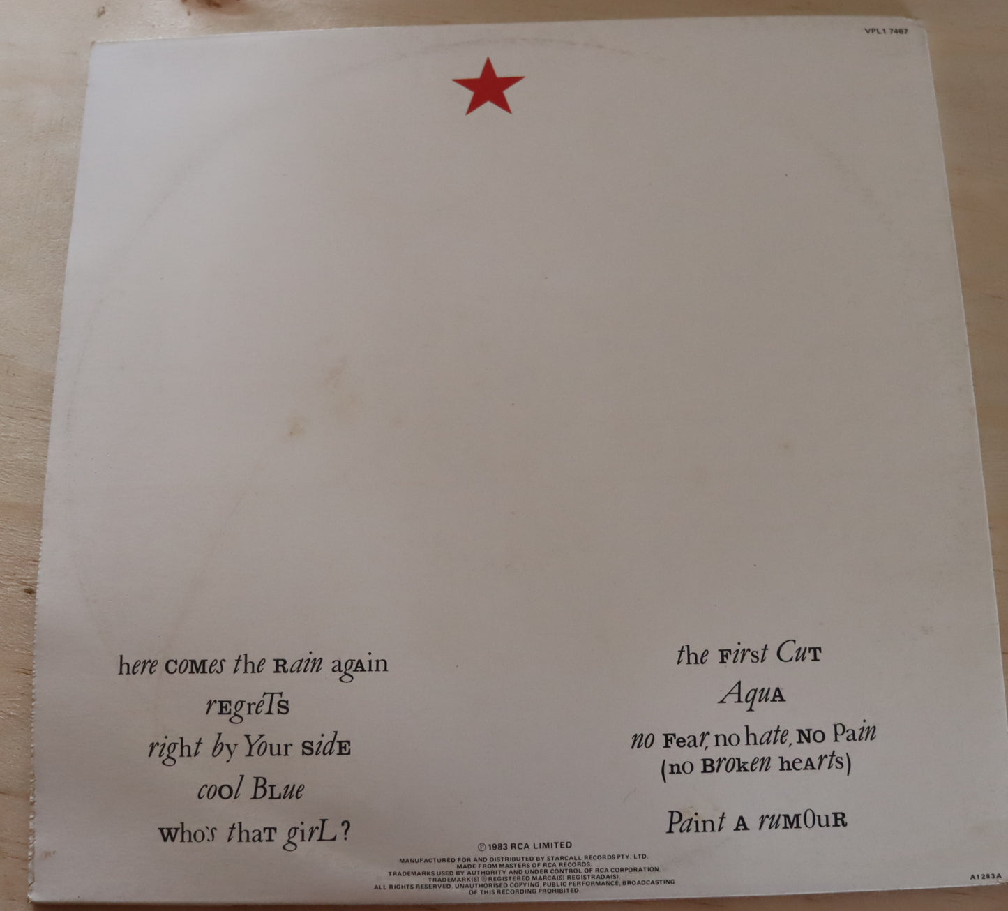 Eurythmics – Touch
