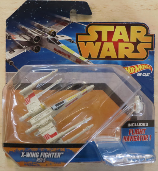 Star Wars Hot Wheels Die-Cast – X-Wing Fighter (Red 5)
