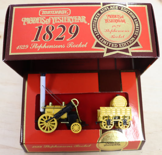 Models of Yesteryear Y-12 1829 Stephenson's Rocket – Limited Edition