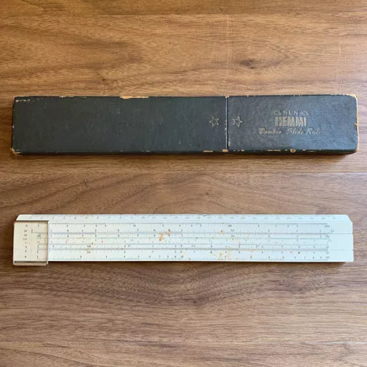 Vintage SUN Hemmi Japan Slide Rule No. 101K – Engineering Calculator
