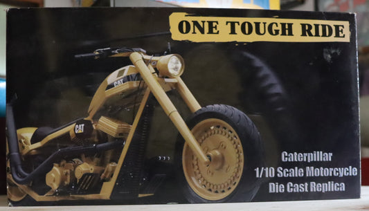 RC2 1:10 Caterpillar "One Tough Ride" Die-Cast Motorcycle Chopper – Limited Edition Model