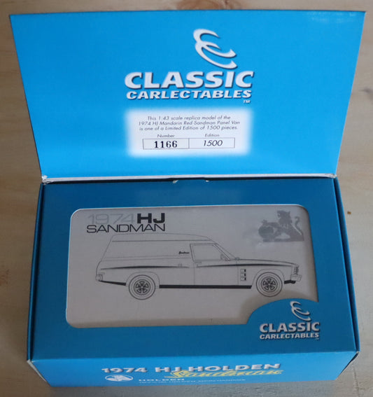 Classic Carlectables 1:43 Holden HJ Sandman Panel Van – 1974 Jamaica Lime – Diecast Model Car – Limited Edition