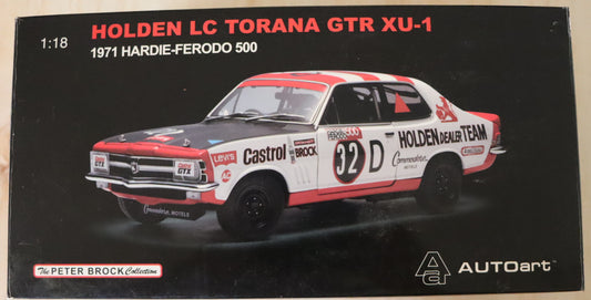AUTOart 1:18 Holden LC Torana GTR XU-1 #33D Bob Jane – 1971 Bathurst Hardie-Ferodo 500 – Diecast Model Car (Biante)